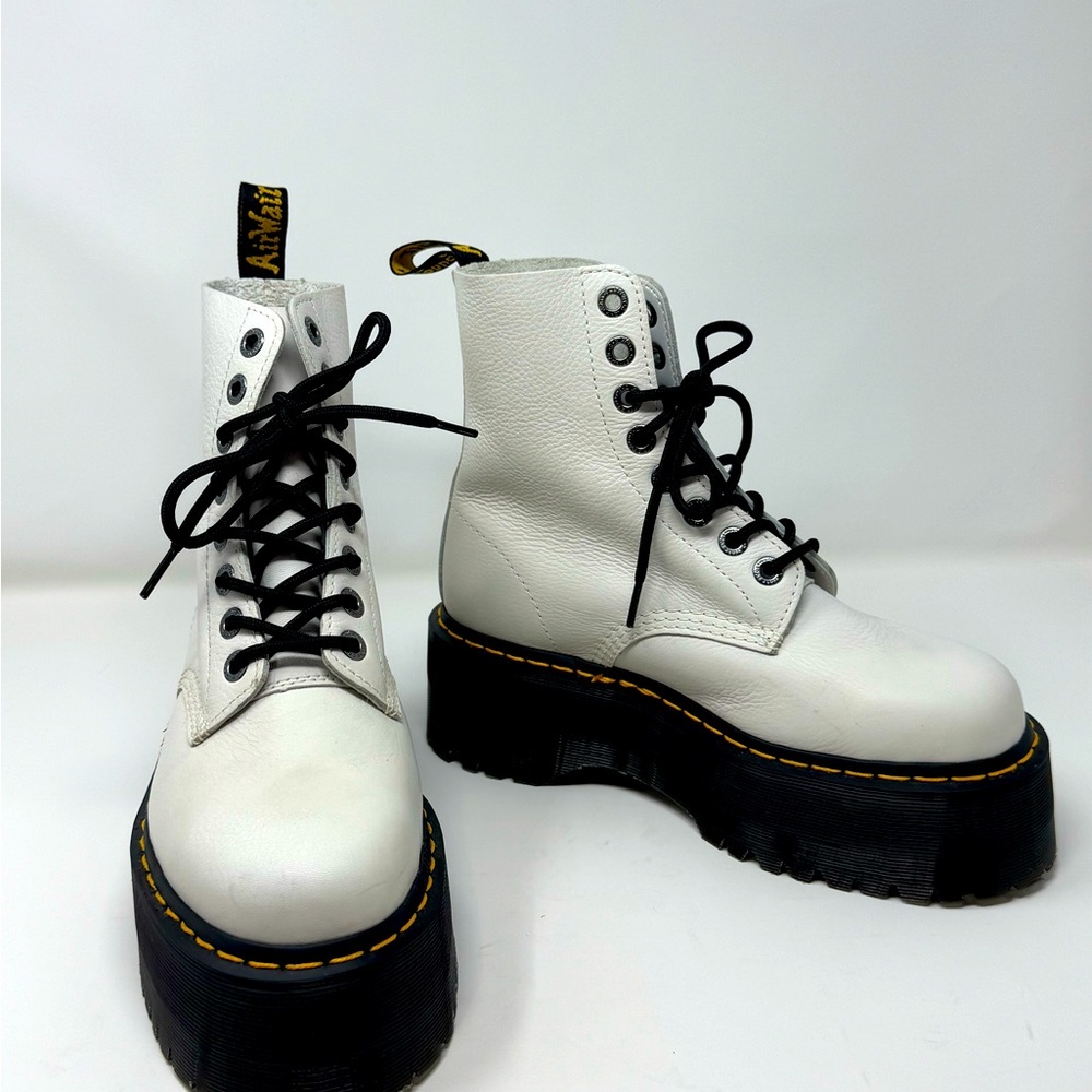 Dr. Martens 1460 Pascal Max Platform White - Women’s 8